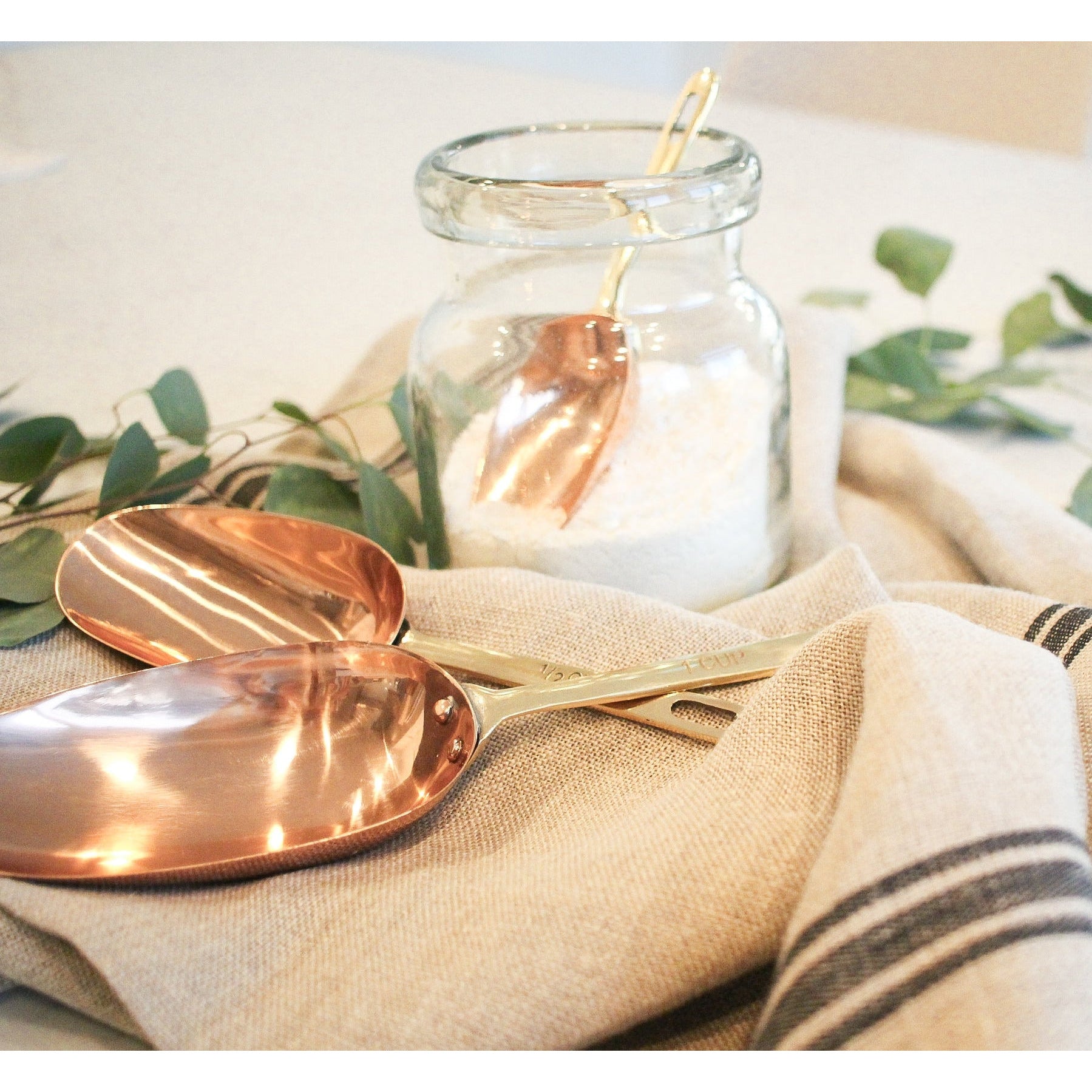S/3 Copper Measuring Scoops