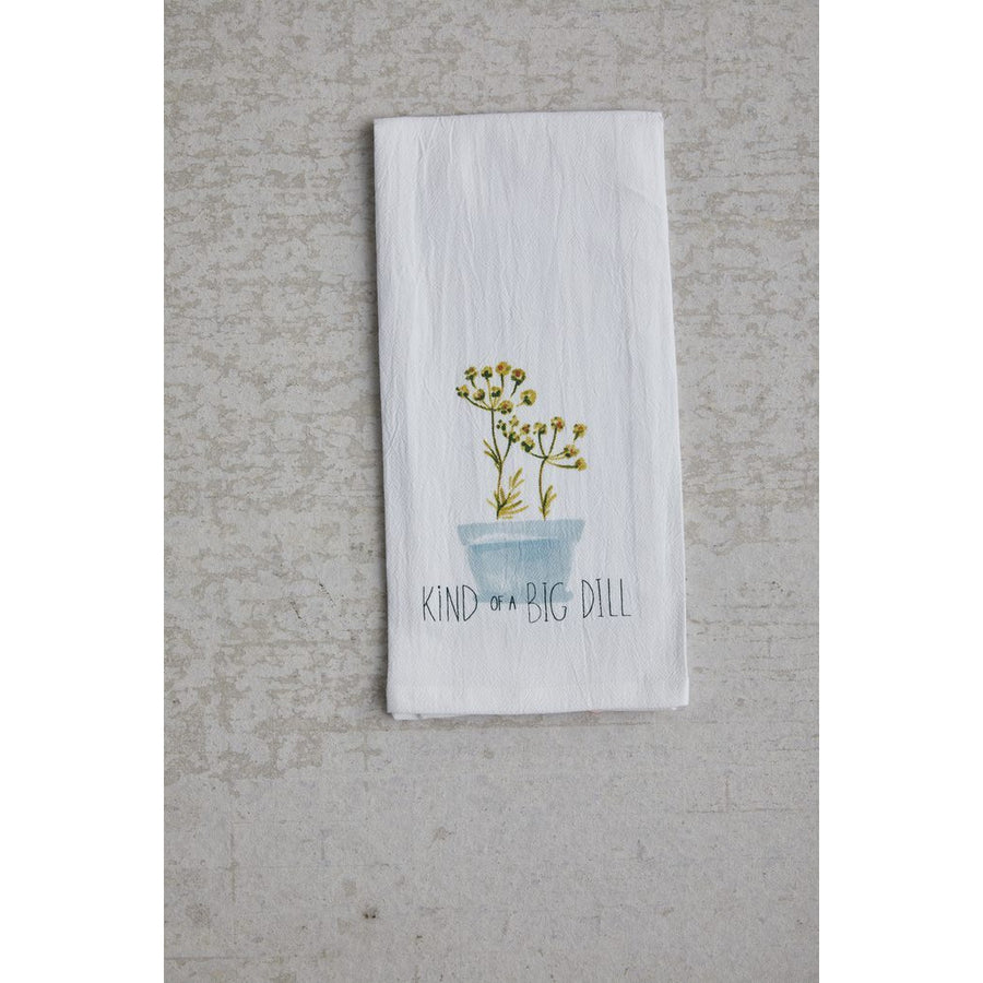 Herb Garden Towel - Kind of a Big "Dill"