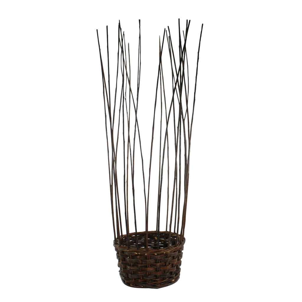 Willow Gathered Baskets | Natural