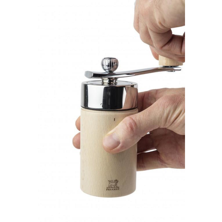 Isen Manual Wooden Nutmeg Mill in Natural