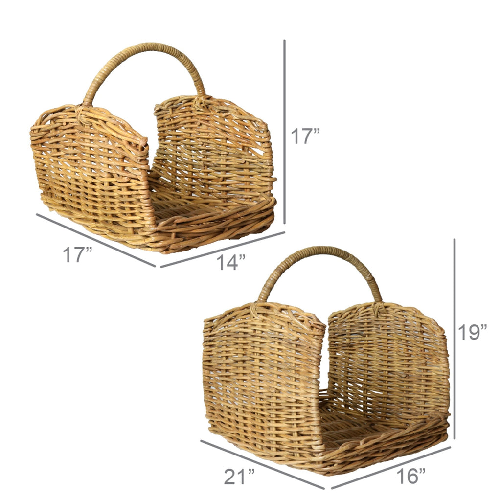 Monterey Basket | Rustique Honey Finish