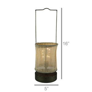 Boros LED Lantern w/Shade
