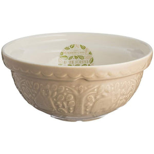 Mason Cash | In the Forest | Bear Embossed Mixing Bowl | Beige - 2.15 Quart (S24)