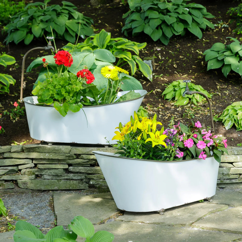 Clawfoot Bathtub Planters