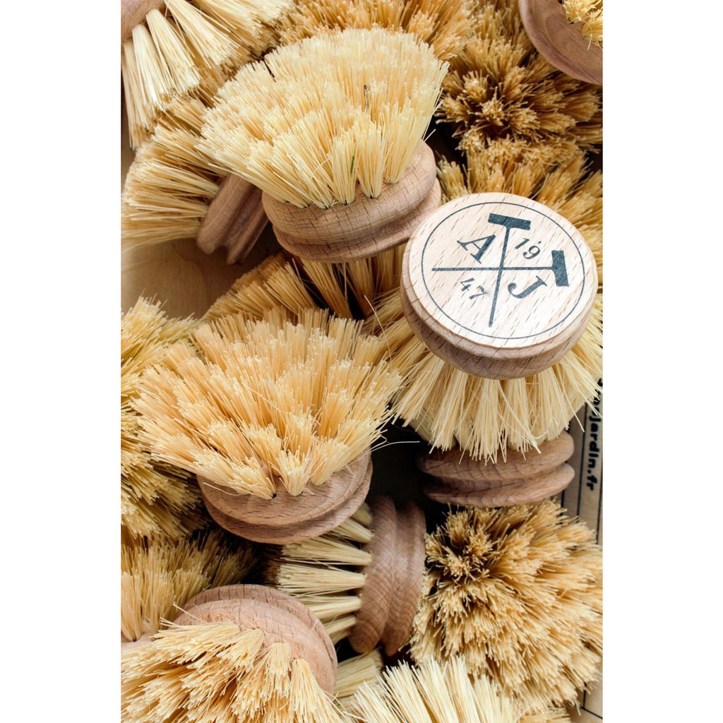 Andree' Jardin Traditional Handled Dish Brush - Head Only Refill