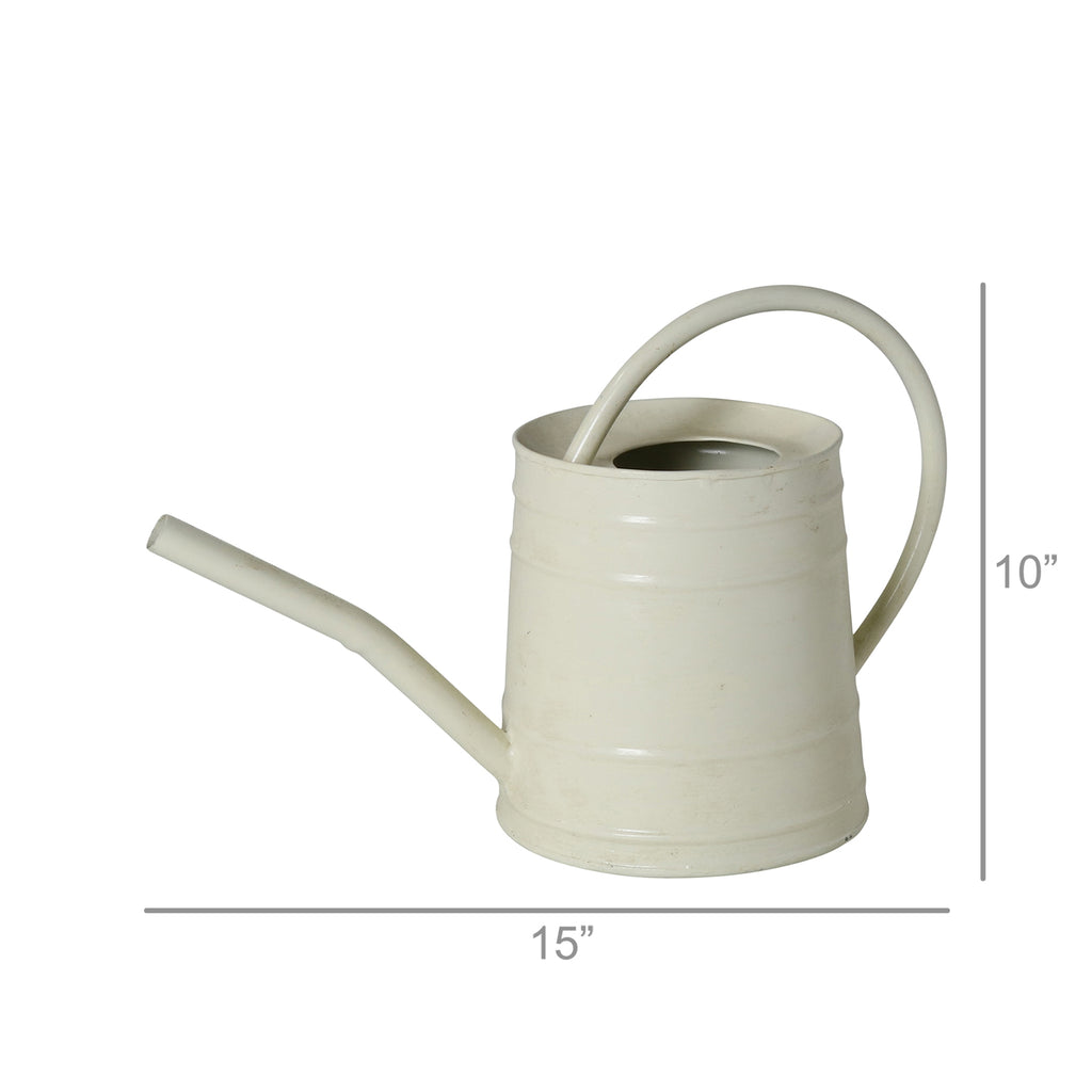 White Watering Can