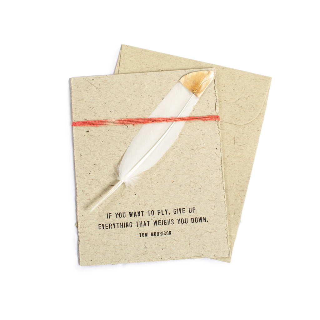 Milagro Feather Card
