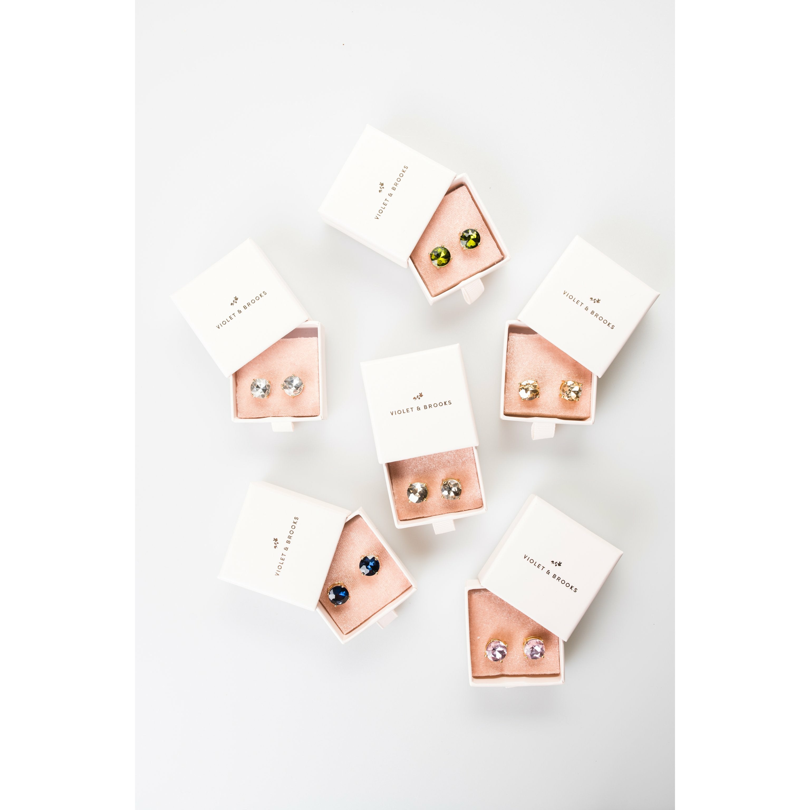 Casey Crystal Post Earrings
