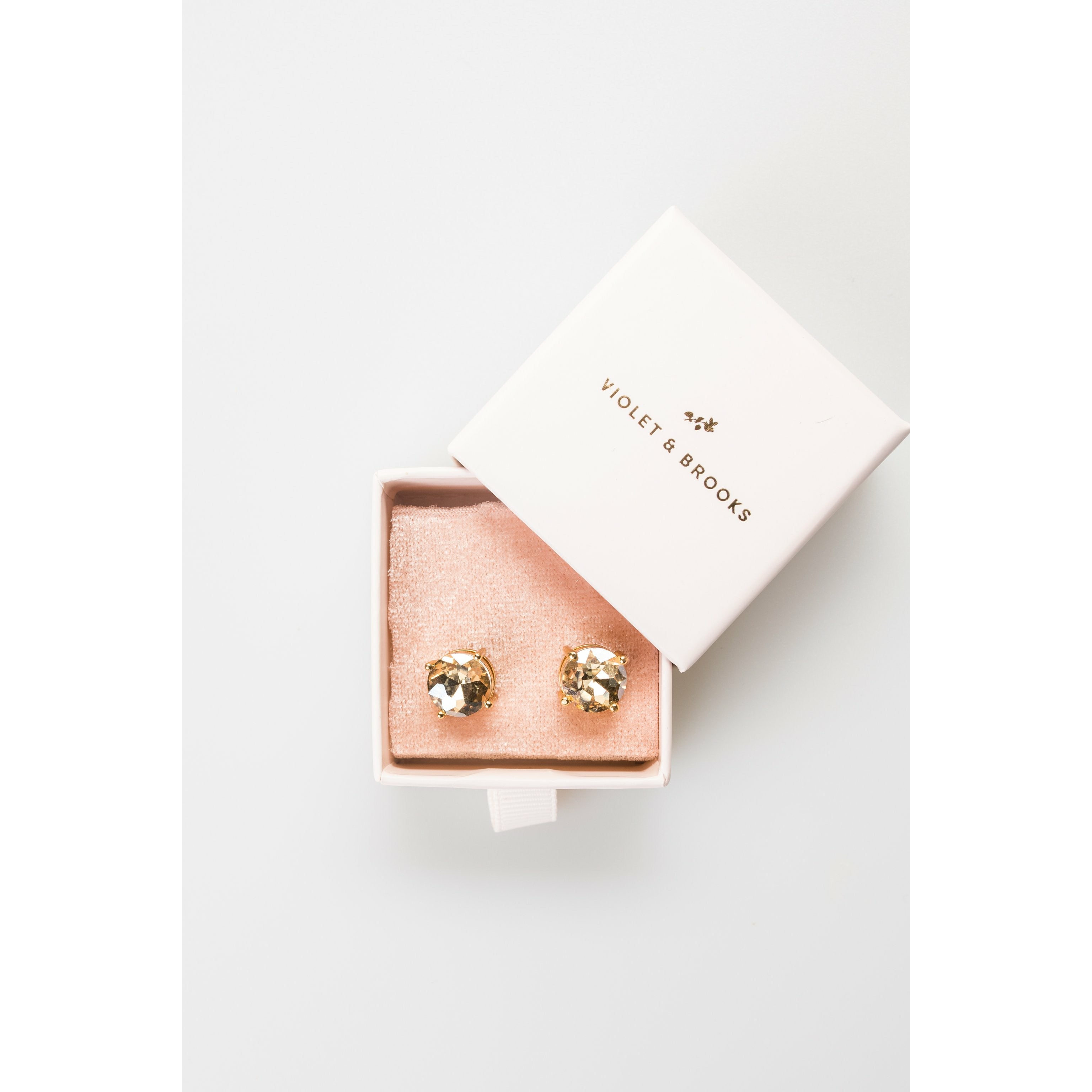 Casey Crystal Post Earrings