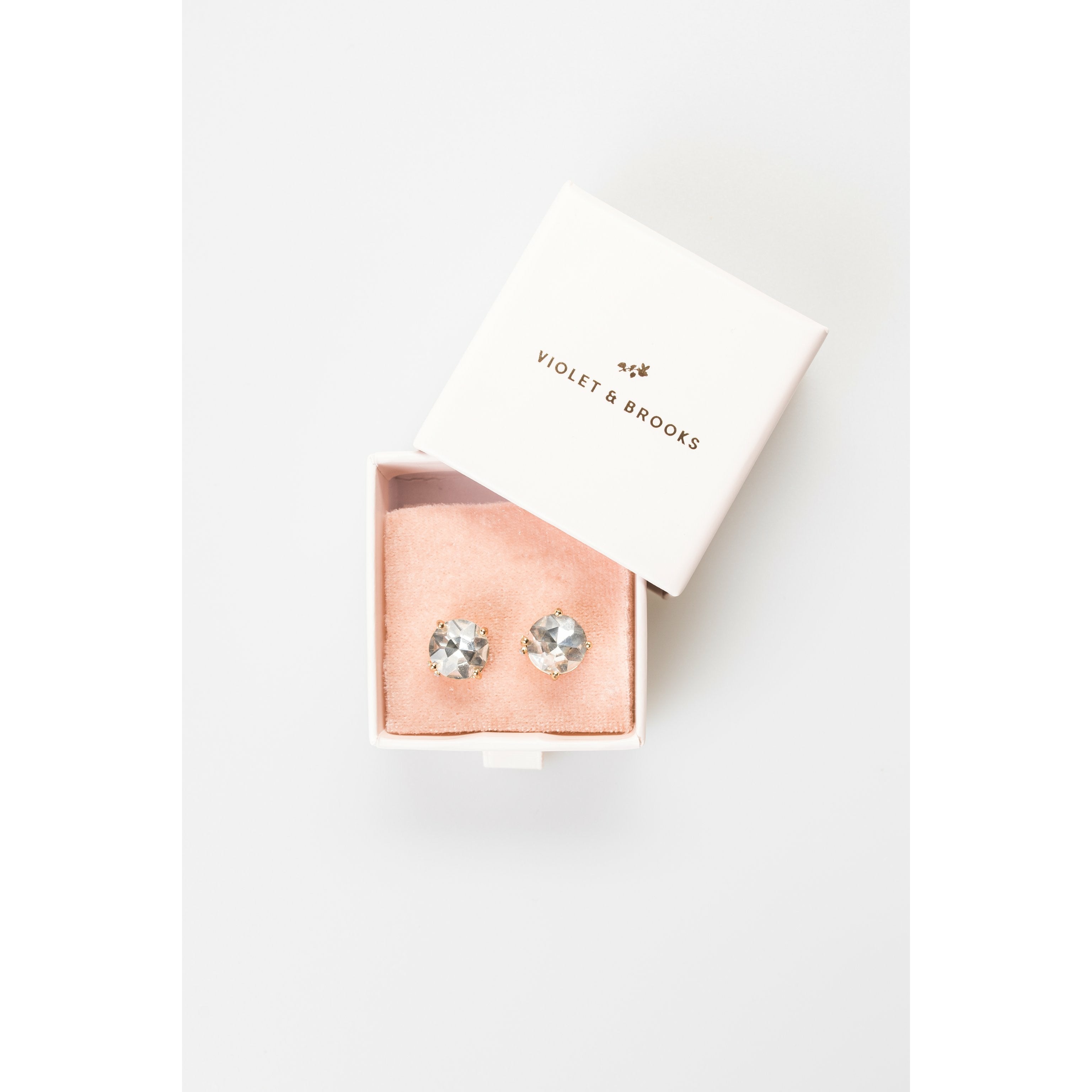 Casey Crystal Post Earrings