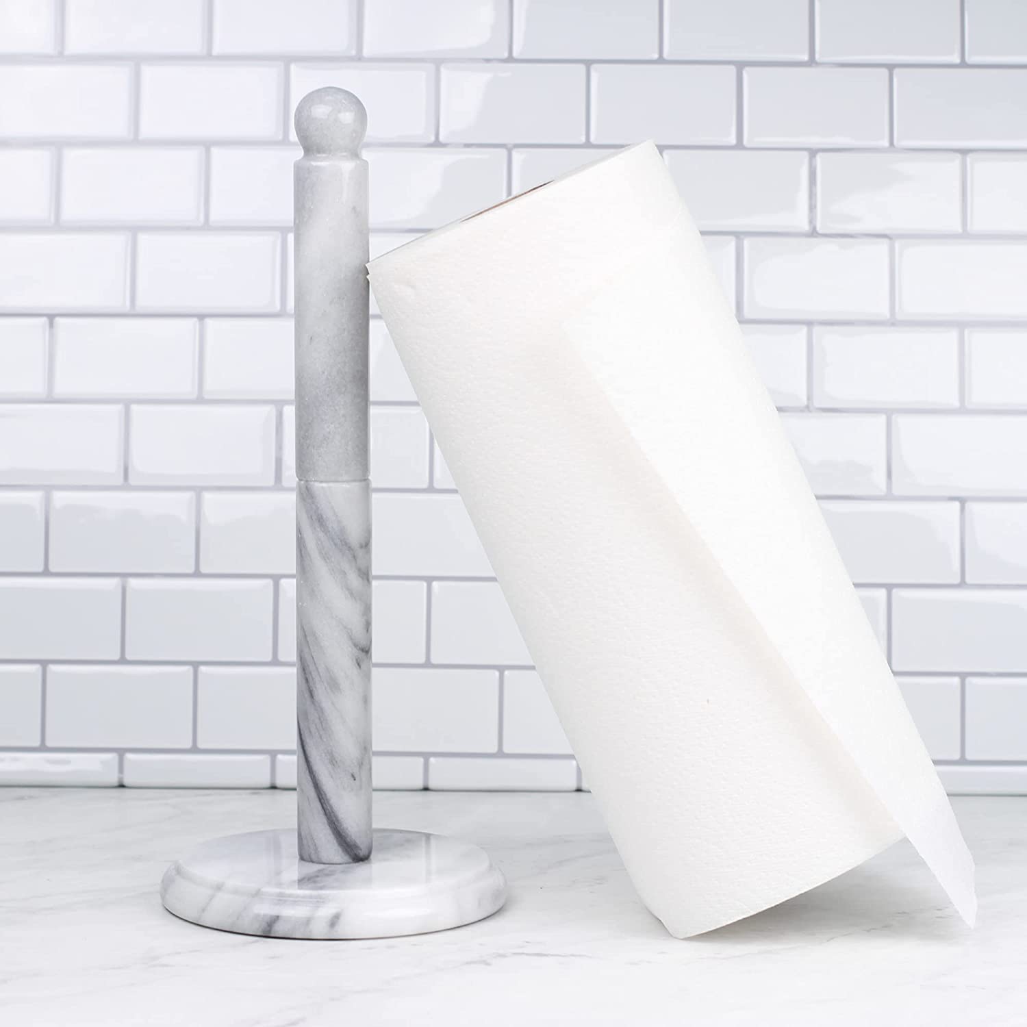 Marble Paper Towel Holder