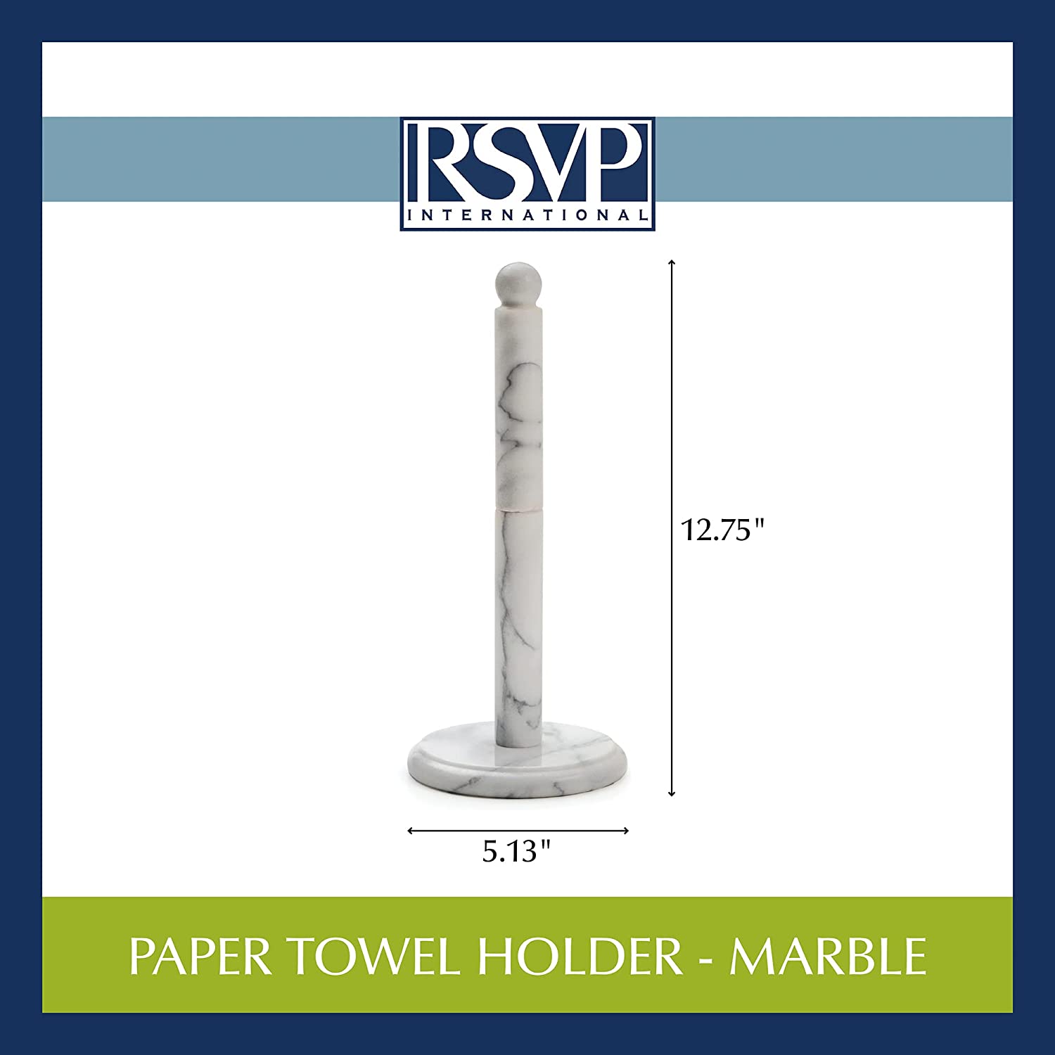 Marble Paper Towel Holder