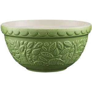 Mason Cash | In the Forest | Hedgehog Embossed Mixing Bowl | Green - 1.25 Quart (S30)