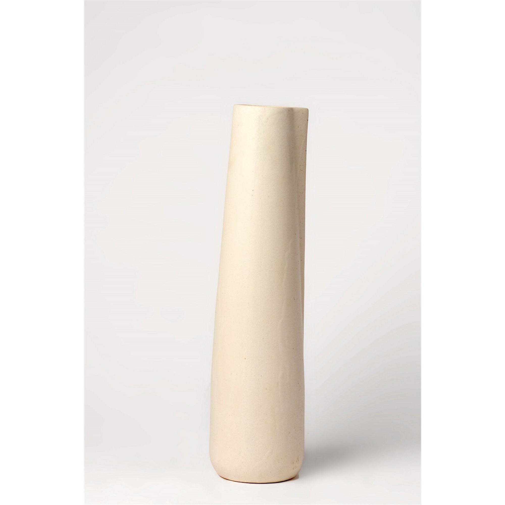 Cream Colored Ceramic Pitcher