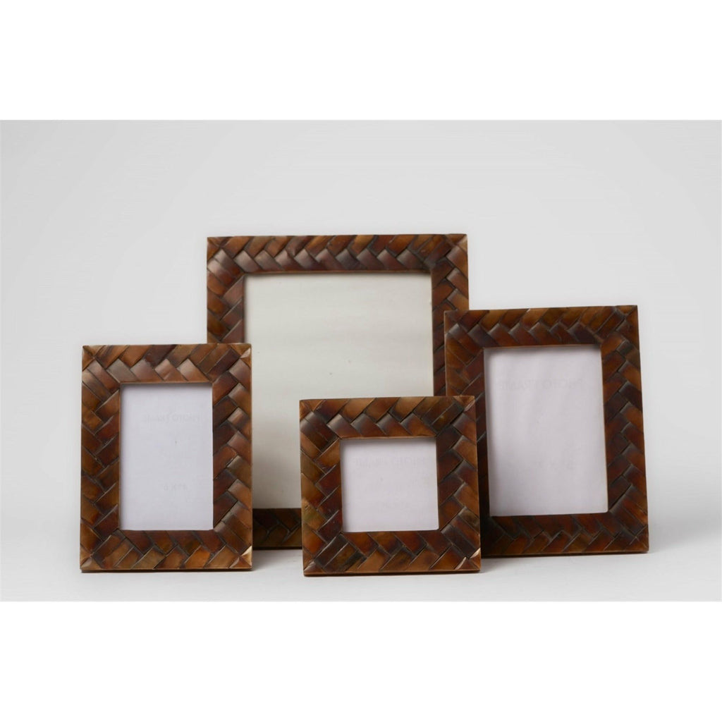 Brown Criss Cross Frame
