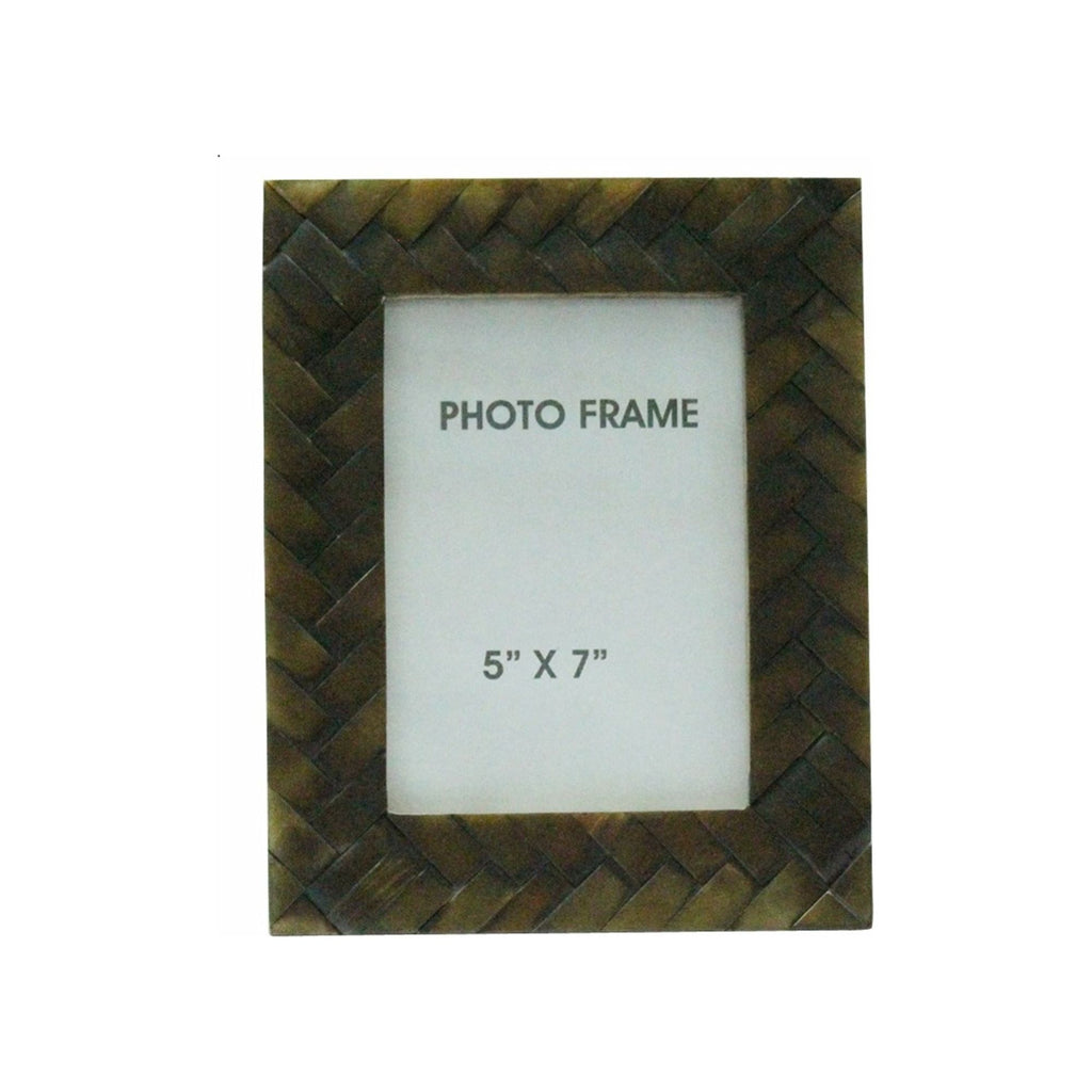 Brown Criss Cross Frame