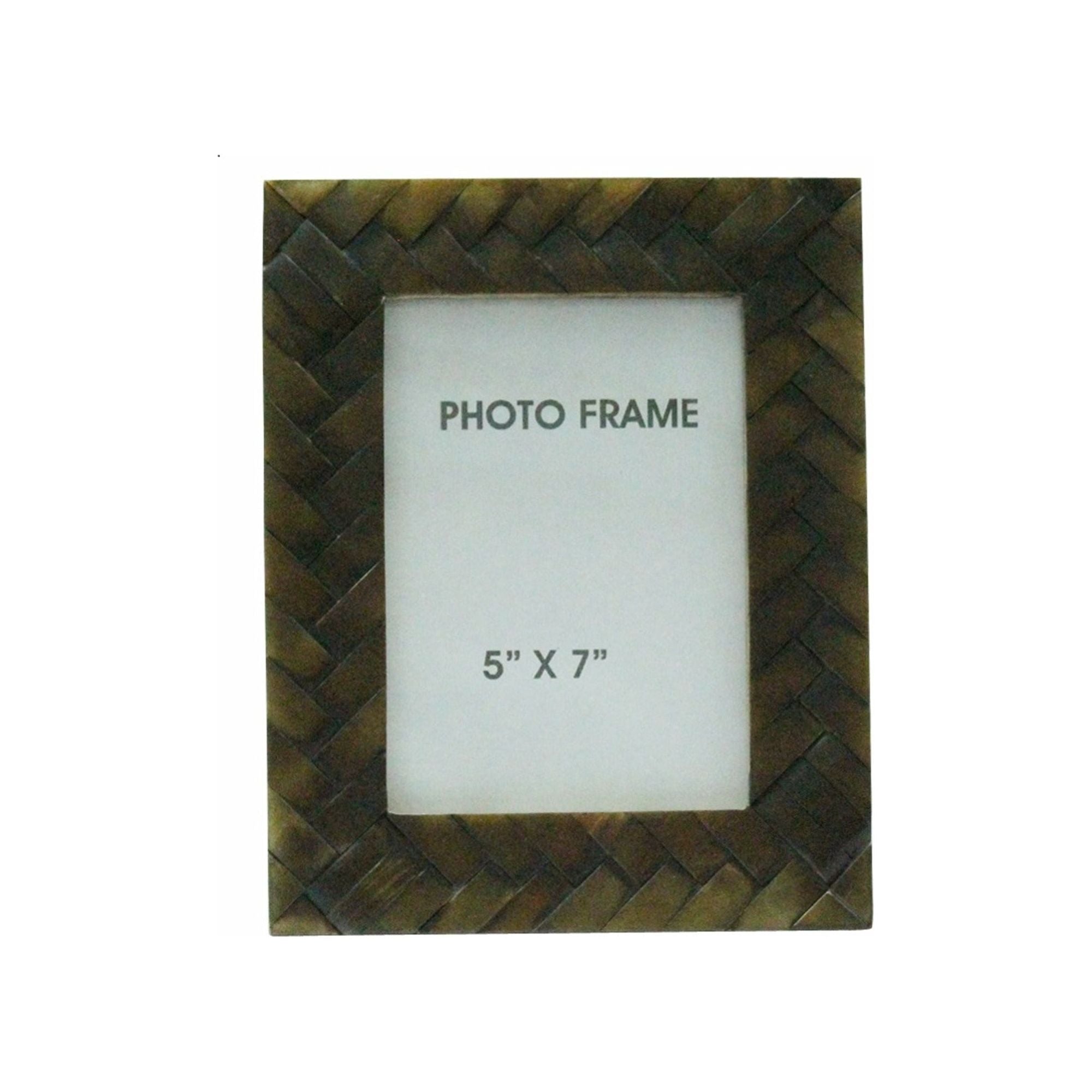 Brown Criss Cross Frame