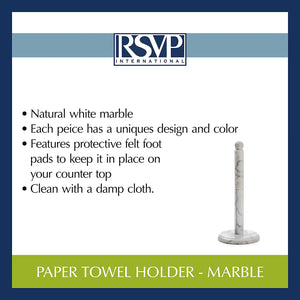 Marble Paper Towel Holder