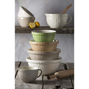 Mason Cash | In the Forest | Owl Embossed Mixing Bowl | Stone - 2.85 Quart (S18)