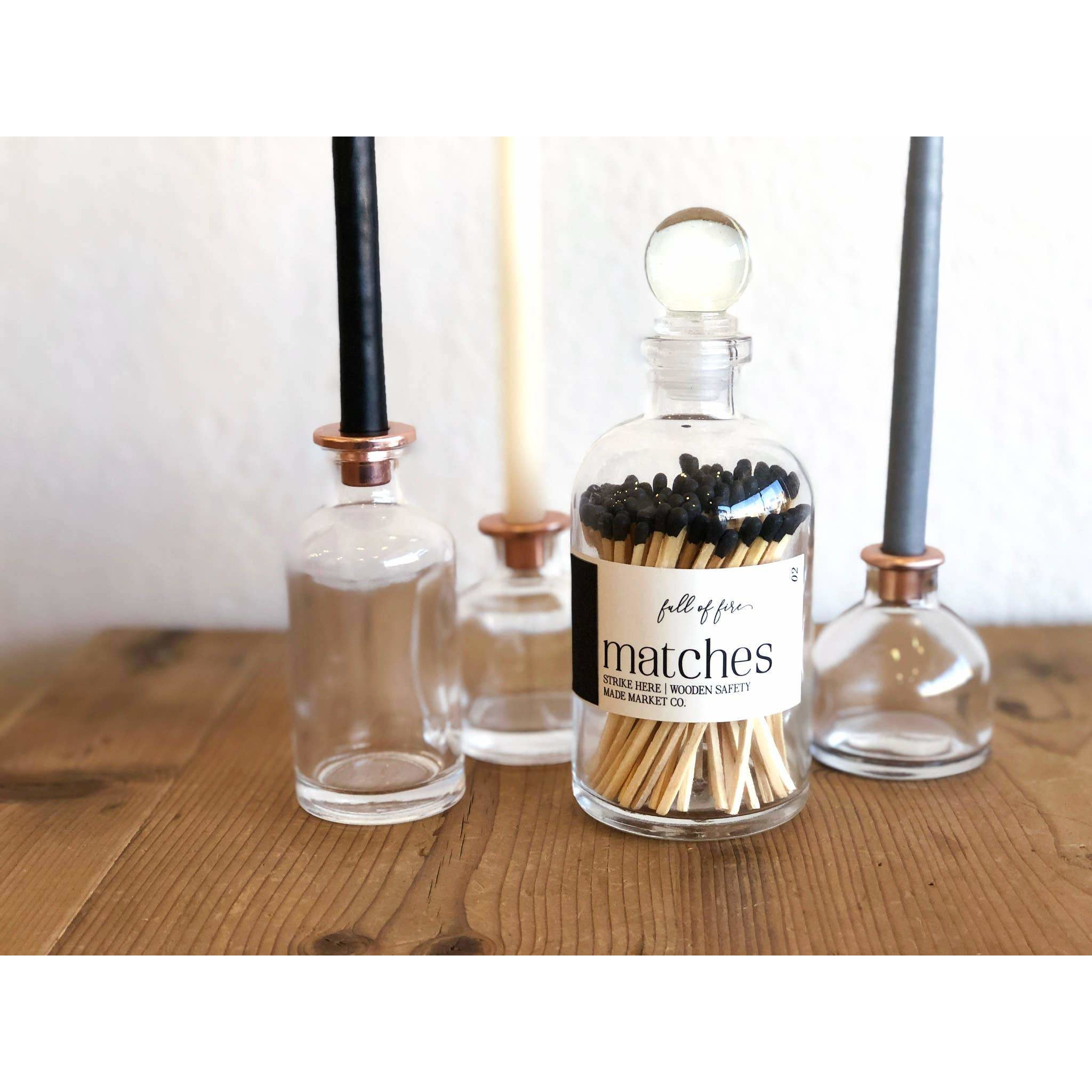 Glass Candle Holder - Medium