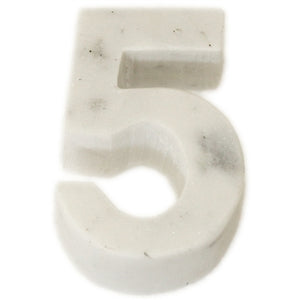White Marble Numbers
