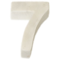 White Marble Numbers