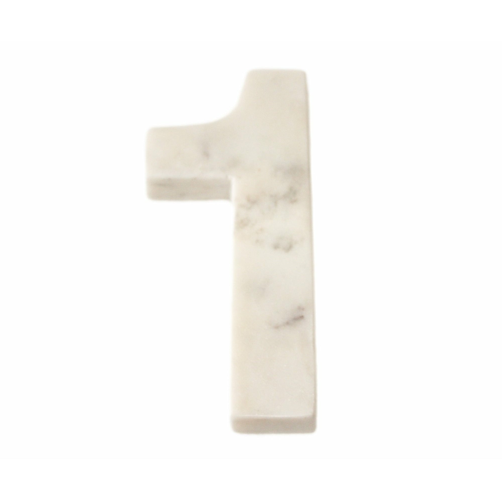 White Marble Helvetica Number