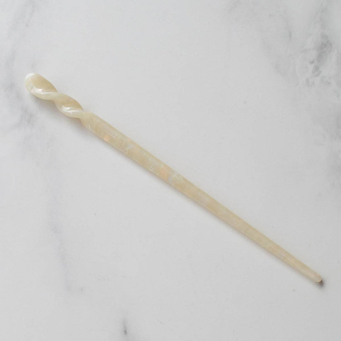 Twist Hair Stick | Ivory Pearl