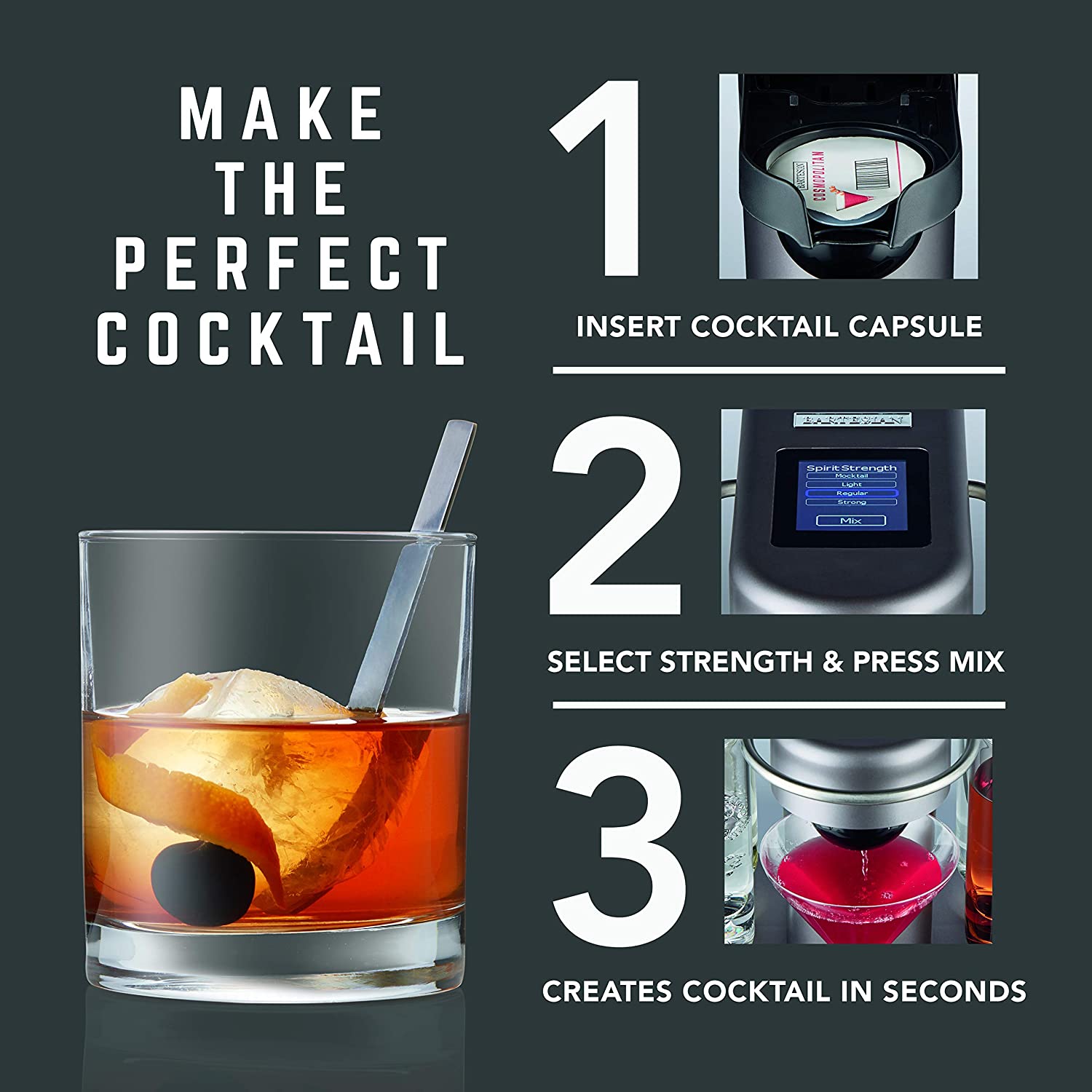 Bartesian Premium Cocktail Machine  Cocktail machine, Cocktail maker,  Alcoholic drinks