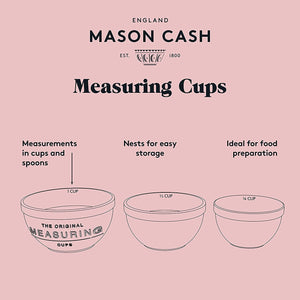 Mason Cash | Innovative Kitchen  | Set of 3  Measuring Cups