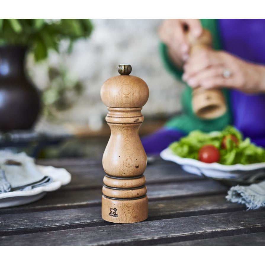 Paris Matte Antique Wood Salt/Pepper Mill