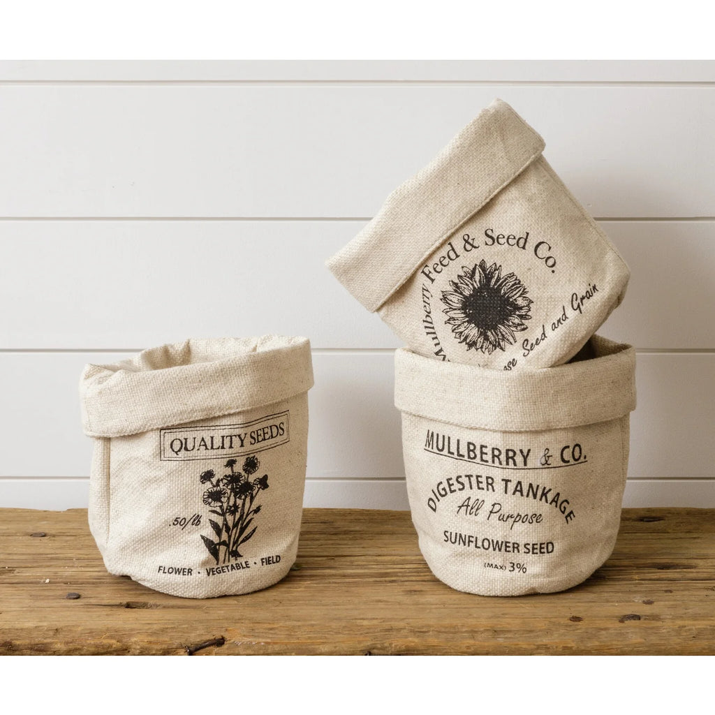 Grain Sack  Planter Bag