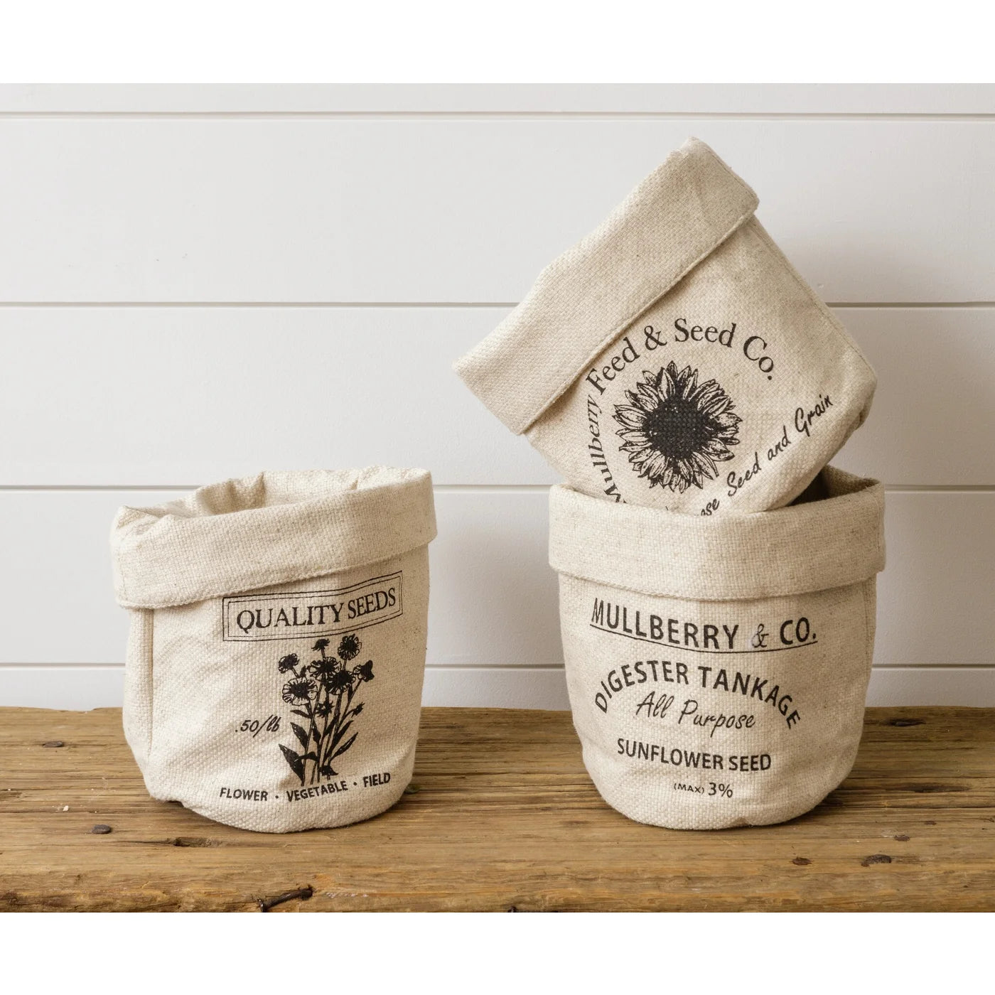 Grain Sack  Planter Bag