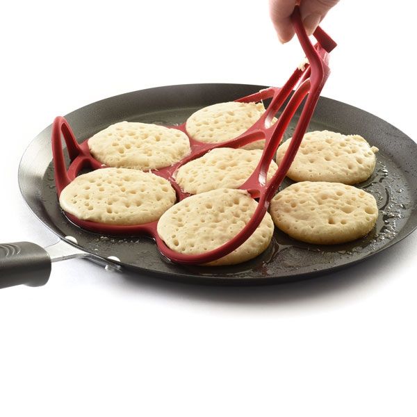 Red Silicone Silver Dollar Pancake/Egg Ring