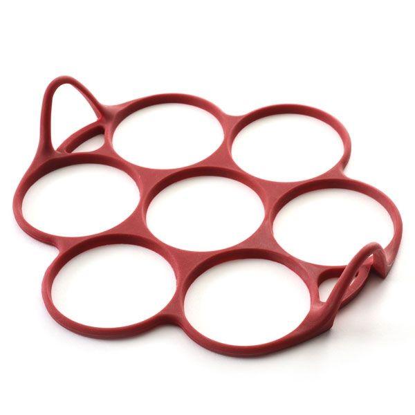Red Silicone Silver Dollar Pancake/Egg Ring