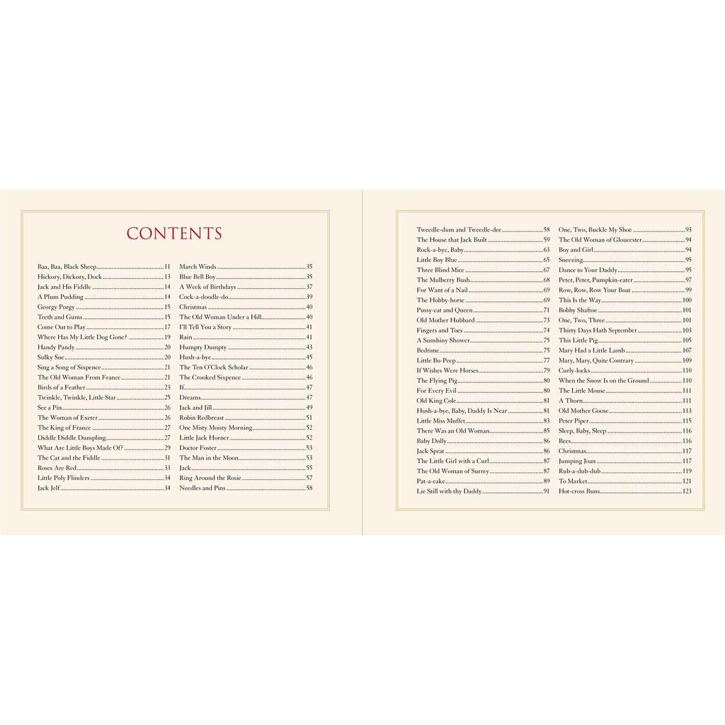 The Classic Collection of Mother Goose Nursery Rhymes (Hardcover)