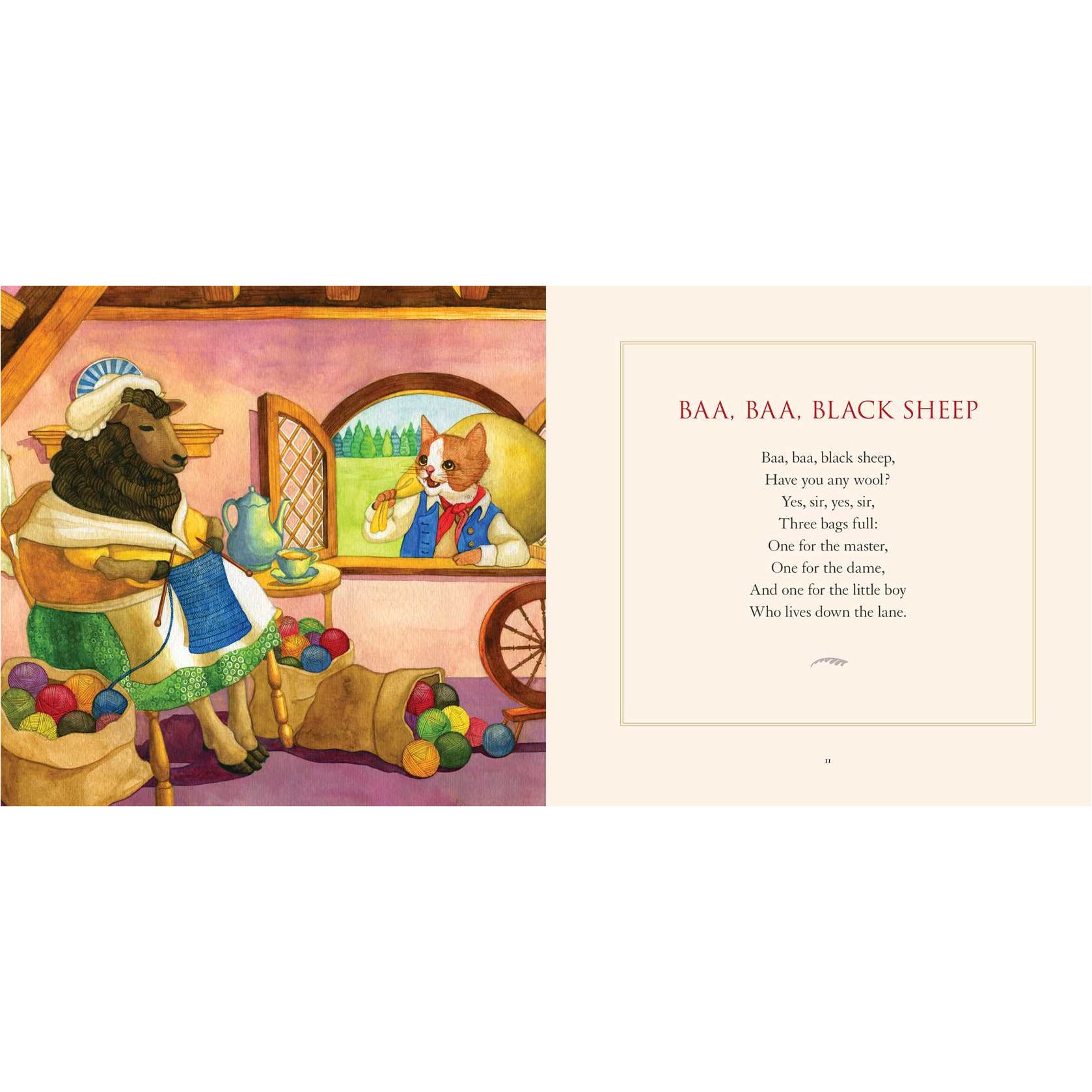 The Classic Collection of Mother Goose Nursery Rhymes (Hardcover)