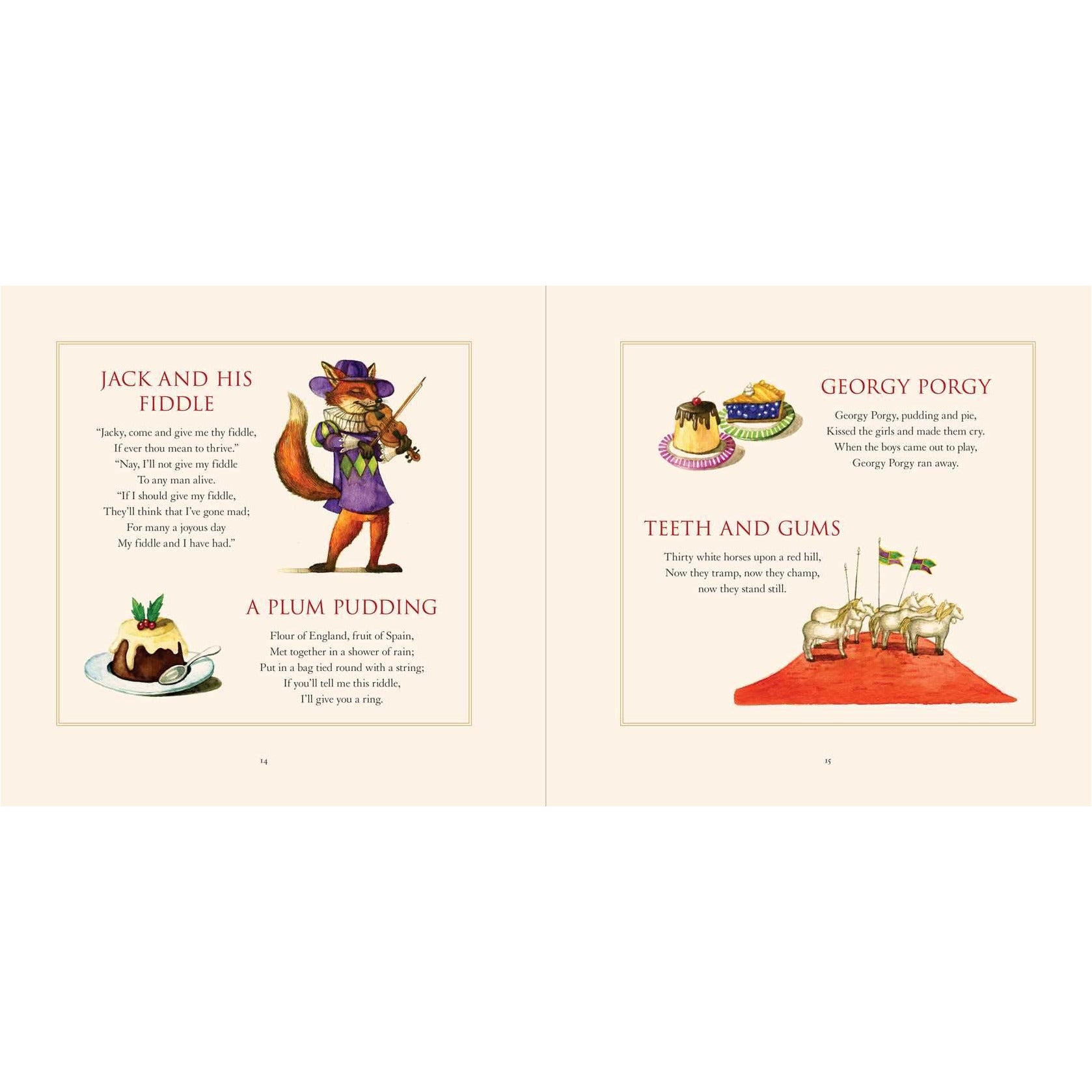 The Classic Collection of Mother Goose Nursery Rhymes (Hardcover)