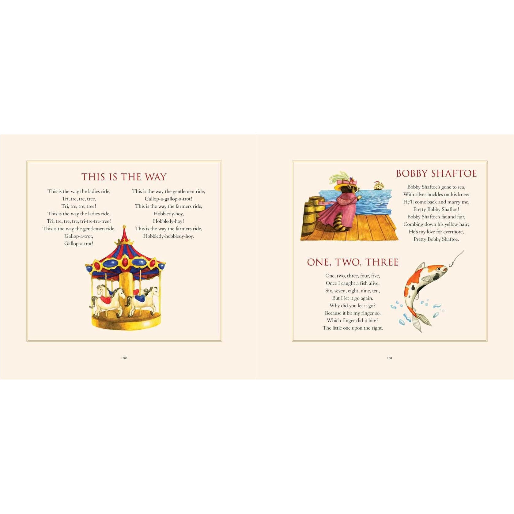 The Classic Collection of Mother Goose Nursery Rhymes (Hardcover)