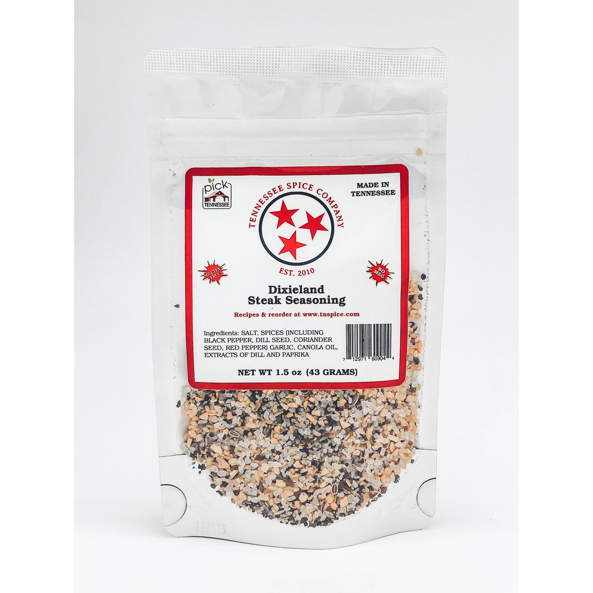 Mini Packs - Dixieland Steak Seasoning (TN Spice label)
