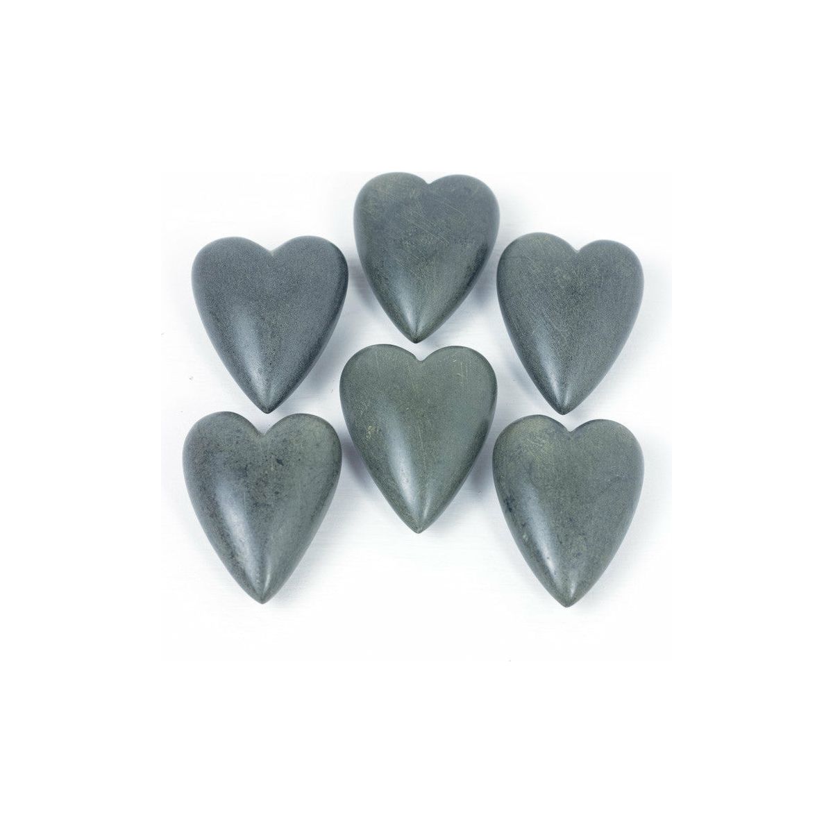 Hand Carved Stone Hearts