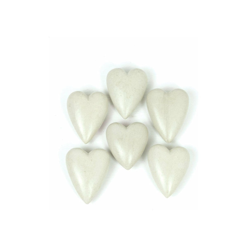 Hand Carved Stone Hearts