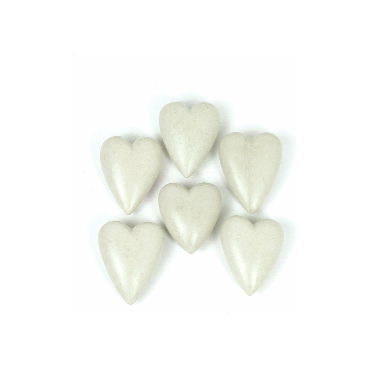 Hand Carved Stone Hearts
