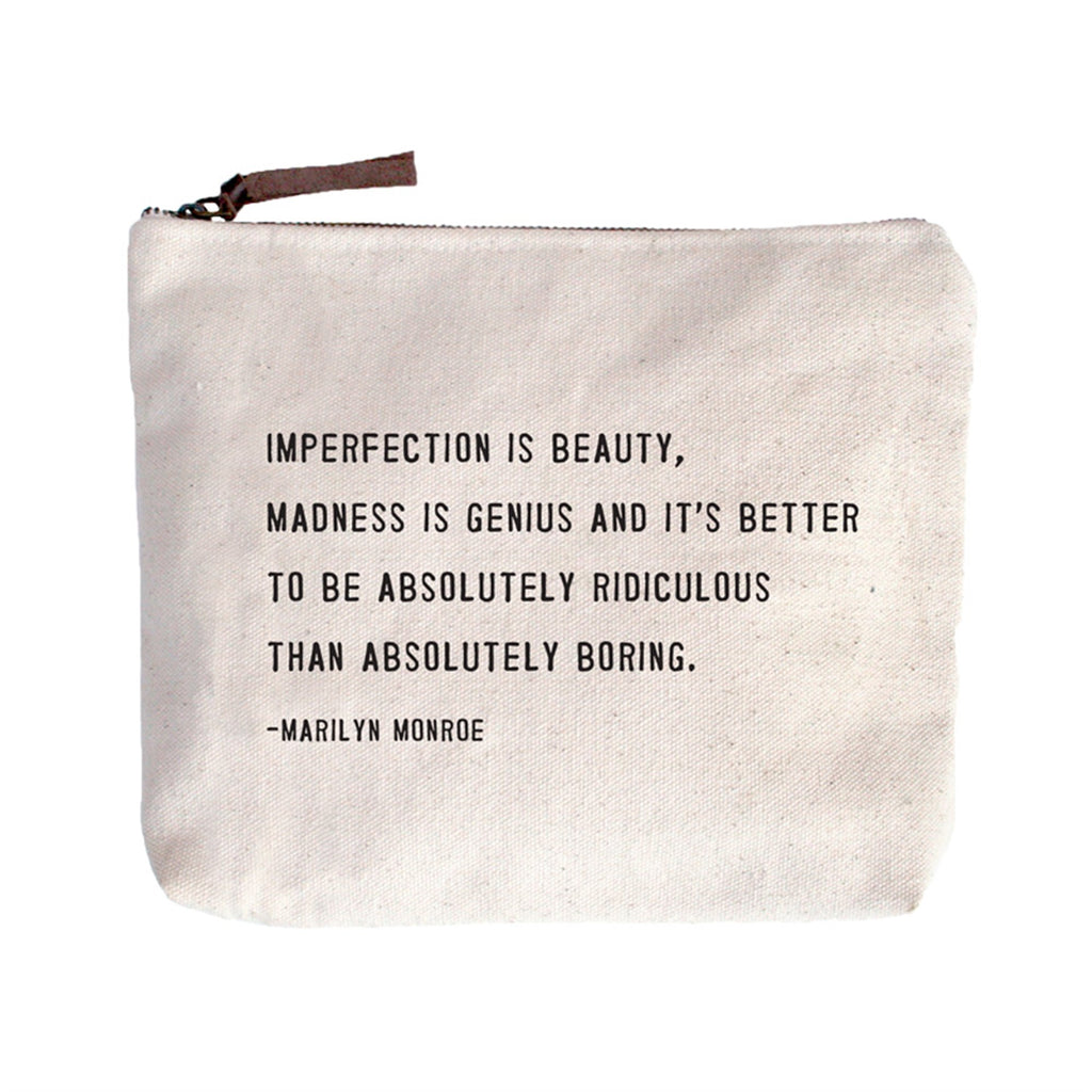 Canvas Zip Bag - Marilyn Monroe