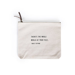 Canvas Zip Bag - Mary Poppins