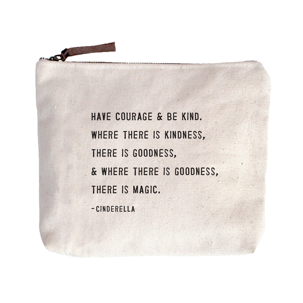 Canvas Zip Bag - Cinderella