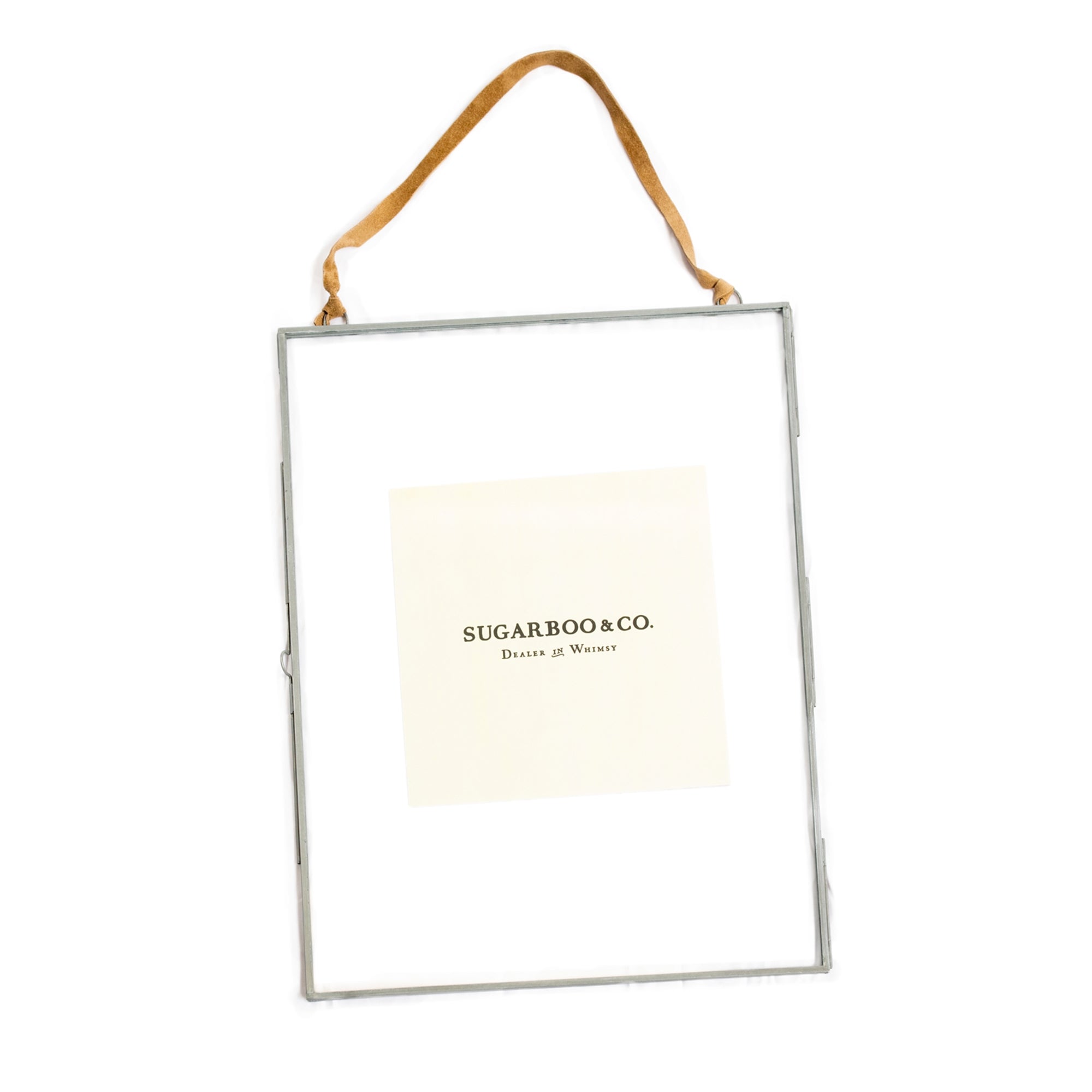 Glass & Metal Wall Hanging Picture Frame | Zinc