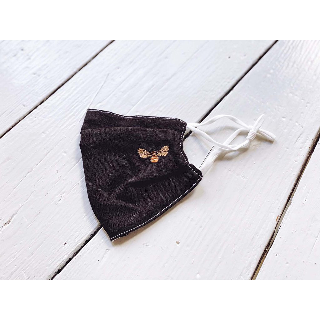 Celeste Embroidered Face Mask - Bee