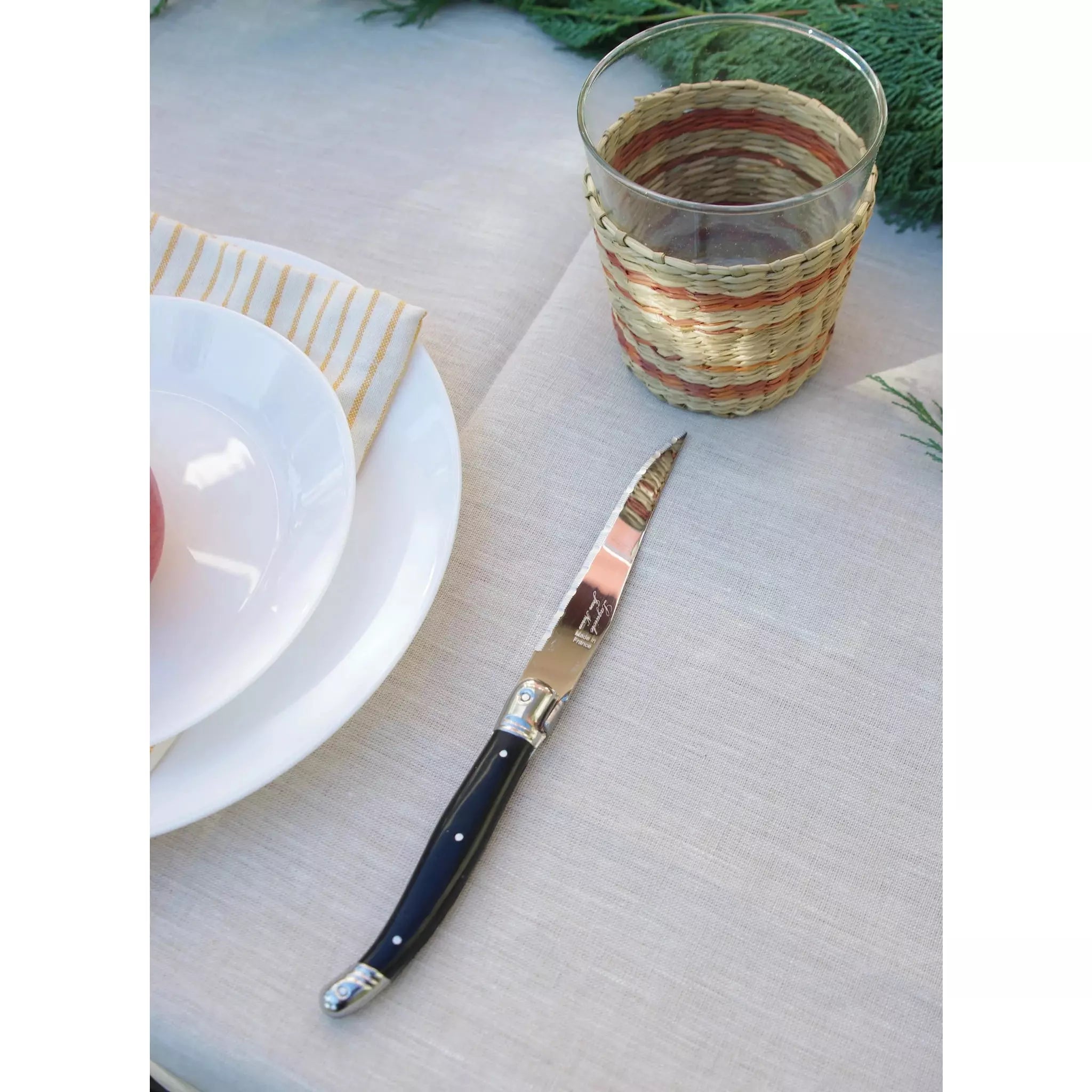 S/6 Laguiole Stainless Steel Knives | Black