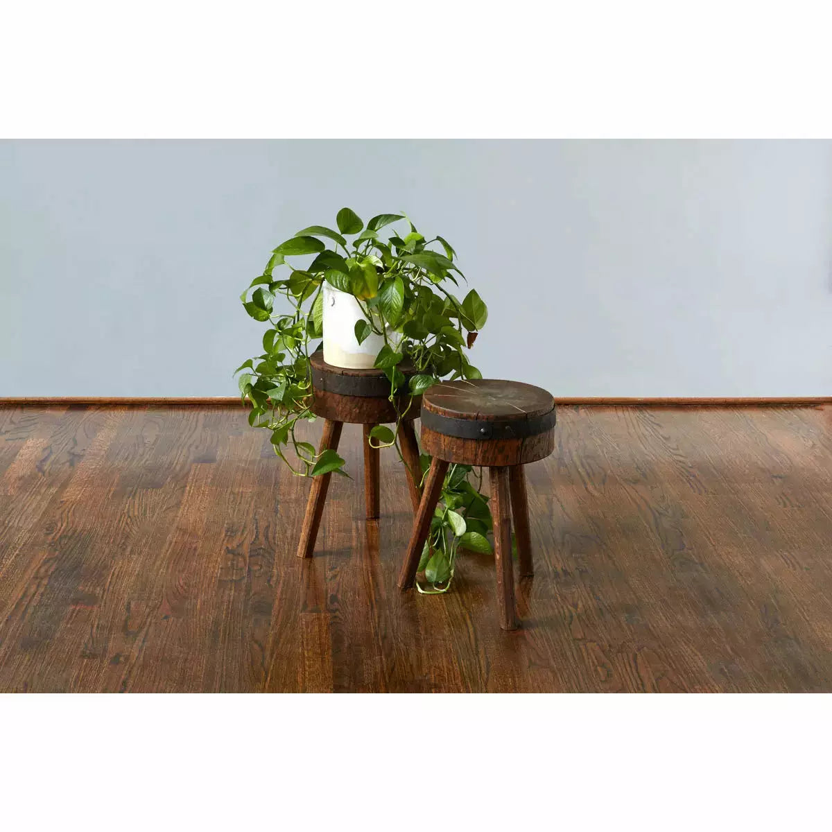 Found Chop Block Stool